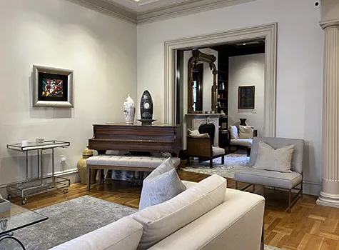 The parlor at Clarendon Square